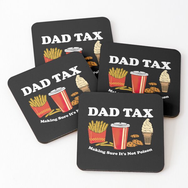 Item preview, Dad Tax Snack Duty Funny Fast Food Father Classic T-Shirt designed and sold by Animalfacts002.
