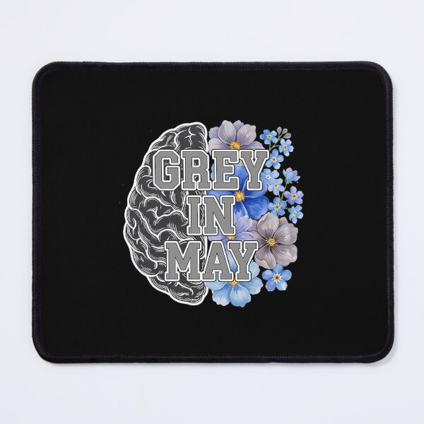 Item preview, Grey in May Brain Tumor Awareness Grey Ribbon Brain Cancer Survivor designed and sold by SapfireStuArt.