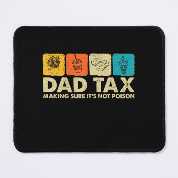 Item preview, Dad Tax Retro Snack Icons Funny Father Classic T-Shirt designed and sold by Animalfacts002.