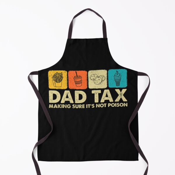 Item preview, Dad Tax Retro Snack Icons Funny Father Classic T-Shirt designed and sold by Animalfacts002.