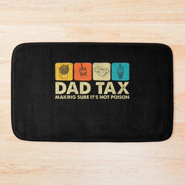 Item preview, Dad Tax Retro Snack Icons Funny Father Classic T-Shirt designed and sold by Animalfacts002.