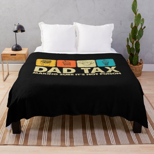 Item preview, Dad Tax Retro Snack Icons Funny Father Classic T-Shirt designed and sold by Animalfacts002.