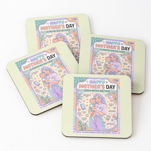 Item preview, Happy mother's day celebrating new Gen-z mom's-Mom's day designed and sold by SubhAksara.