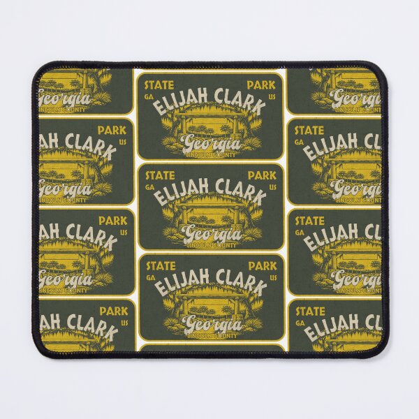 Item preview, Elijah Clark State Park, Lincoln County, Georgia, badge design designed and sold by Wanderful-roads.