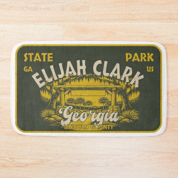 Item preview, Elijah Clark State Park, Lincoln County, Georgia, badge design designed and sold by Wanderful-roads.