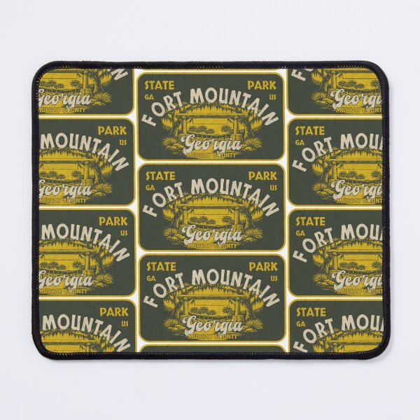 Item preview, Fort Mountain State Park, Murray County, Georgia, badge design designed and sold by Wanderful-roads.