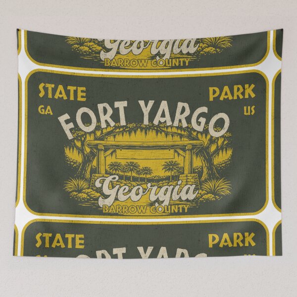 Item preview, Fort Yargo State Park, Barrow County, Georgia, badge design designed and sold by Wanderful-roads.