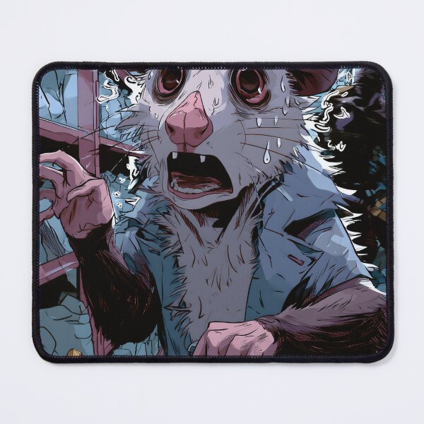 Item preview, Anxious Possum Grocery Panic | Funny Social Anxiety Animal Meme designed and sold by MustBeDesigns.