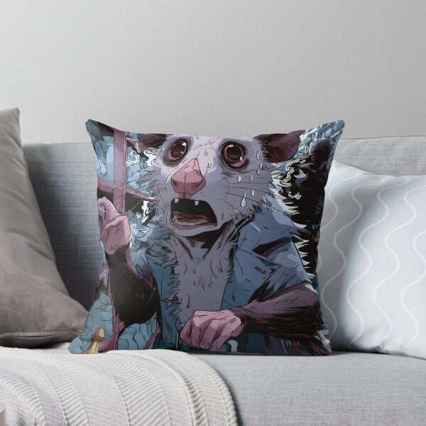 Item preview, Anxious Possum Grocery Panic | Funny Social Anxiety Animal Meme designed and sold by MustBeDesigns.