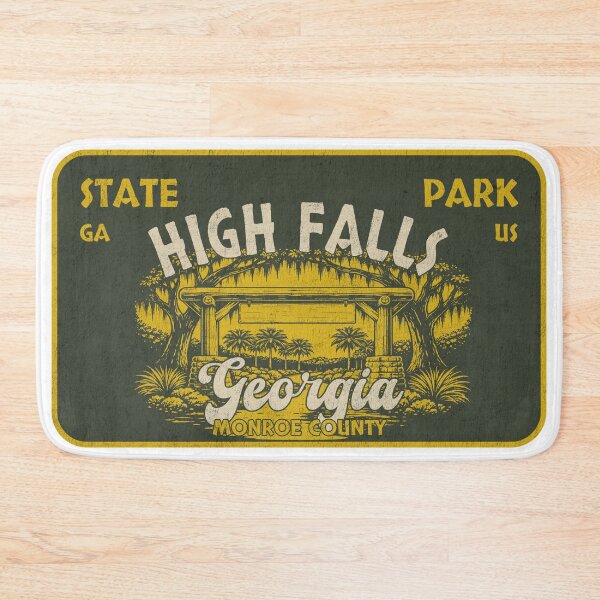 Item preview, High Falls State Park, Monroe County, Georgia, badge design designed and sold by Wanderful-roads.