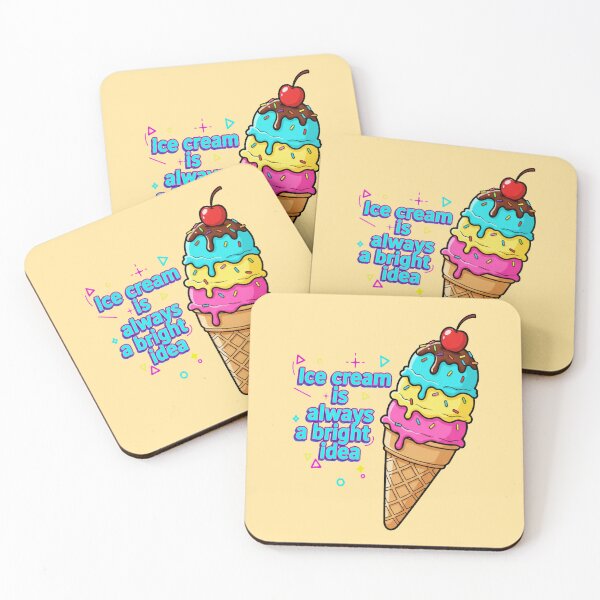 Item preview, Ice Cream is Always a Bright Idea designed and sold by StoneBluePlanet.