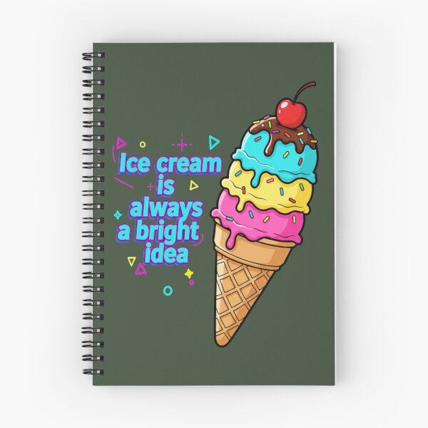 Item preview, Ice Cream is Always a Bright Idea designed and sold by StoneBluePlanet.