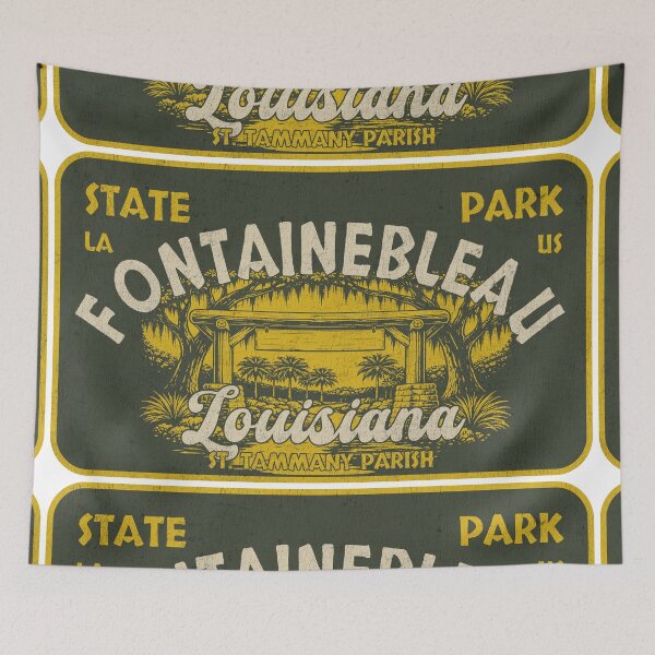 Item preview, Fontainebleau State Park, St. Tammany Parish, Louisiana, badge design designed and sold by Wanderful-roads.