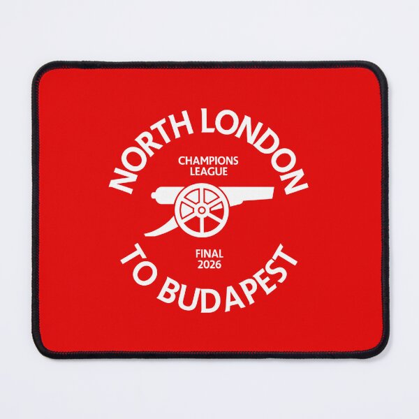 Item preview, Arsenal - Arsenal Final 2026, Budapest Champions League, North London Football, Arsenal Premier League Champions, Gunners, Mikel Arteta, Arsenal Champions League Final 2026 designed and sold by linia-by-cinta.