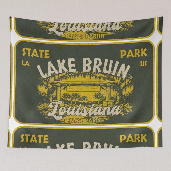 Item preview, Lake Bruin State Park, Tensas Parish, Louisiana, badge design designed and sold by Wanderful-roads.