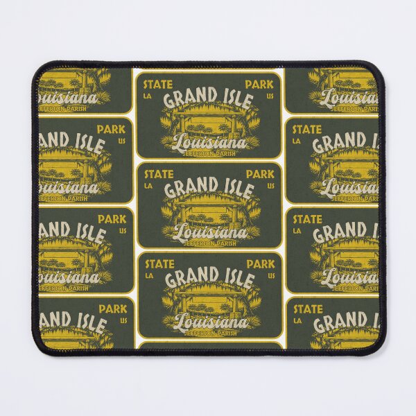 Item preview, Grand Isle State Park, Jefferson Parish, Louisiana, badge design designed and sold by Wanderful-roads.