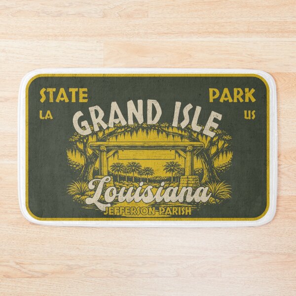 Item preview, Grand Isle State Park, Jefferson Parish, Louisiana, badge design designed and sold by Wanderful-roads.