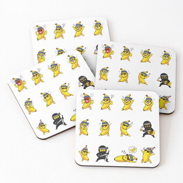 Item preview, Cool Banana Tattoo Emoji Sticker Pack designed and sold by RamyGallery.