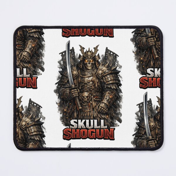 Item preview, Skull Shogun Skeleton Samurai Warrior Gothic Dark Fantasy T-Shirt designed and sold by Ecocrushstudio.