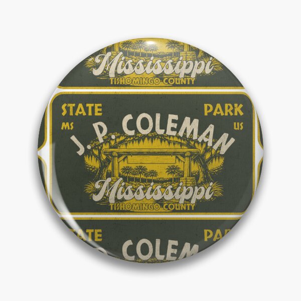 Item preview, J. P. Coleman State Park, Tishomingo County, Mississippi, badge design designed and sold by Wanderful-roads.