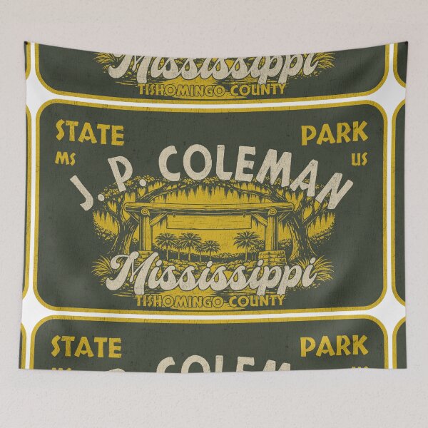 Item preview, J. P. Coleman State Park, Tishomingo County, Mississippi, badge design designed and sold by Wanderful-roads.