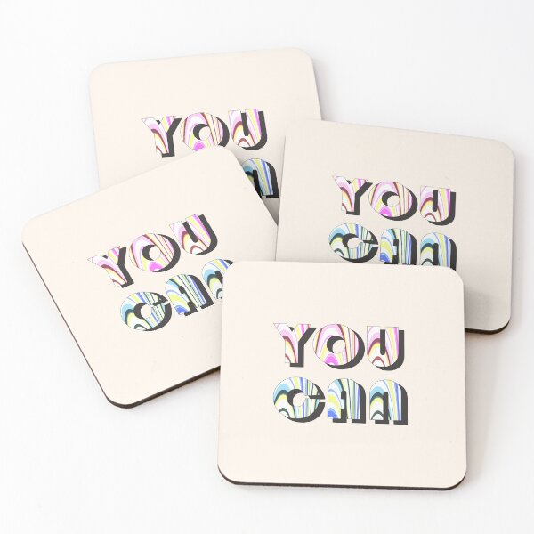 Item preview, You Can - Bold Minimalist Motivational Typographic Art designed and sold by K Design Store.