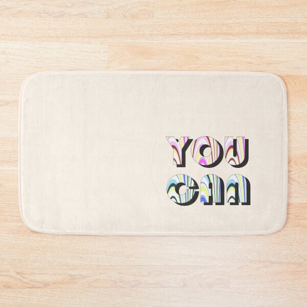Item preview, You Can - Bold Minimalist Motivational Typographic Art designed and sold by K Design Store.
