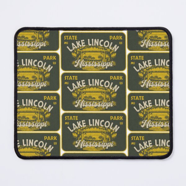 Item preview, Lake Lincoln State Park, Lincoln County, Mississippi, badge design designed and sold by Wanderful-roads.