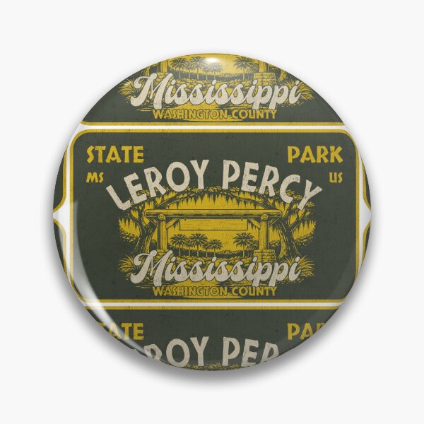Item preview, Leroy Percy State Park, Washington County, Mississippi, badge design designed and sold by Wanderful-roads.
