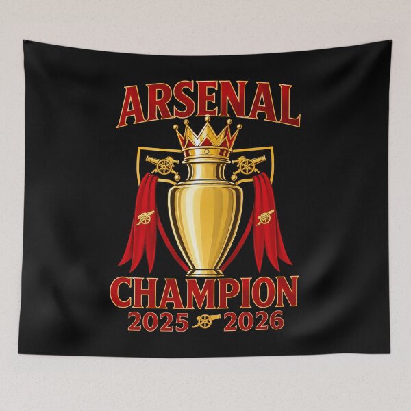 Item preview, Arsenal - Arsenal Final 2026, Budapest Champions League, North London Football, Arsenal Premier League Champions, Gunners, Mikel Arteta, Arsenal Champions League Final 2026 designed and sold by linia-by-cinta.