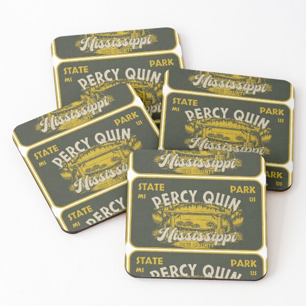 Item preview, Percy Quin State Park, Pike County, Mississippi, badge design designed and sold by Wanderful-roads.