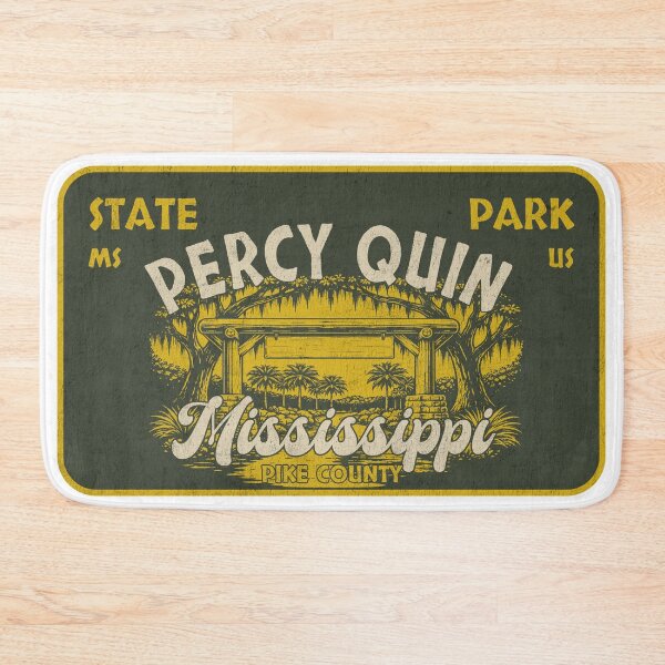 Item preview, Percy Quin State Park, Pike County, Mississippi, badge design designed and sold by Wanderful-roads.