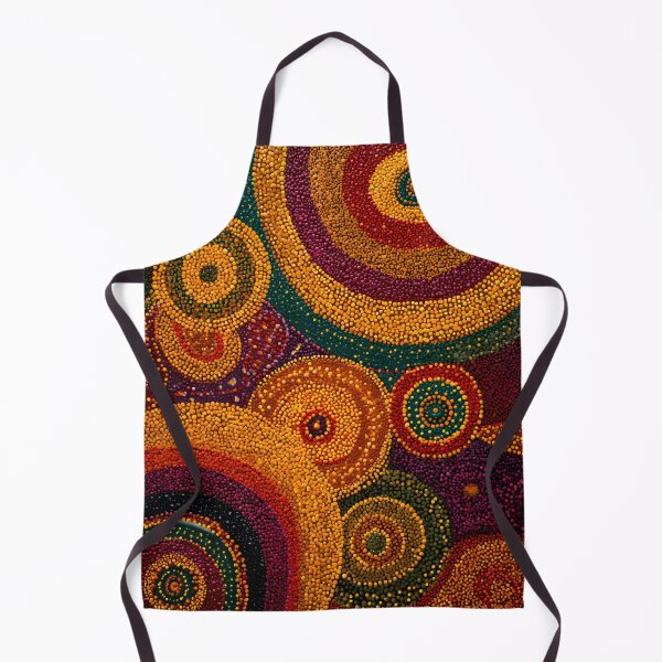 Item preview, Aboriginal Inspired Dot Art - Many Native Circles designed and sold by GrinGalore.