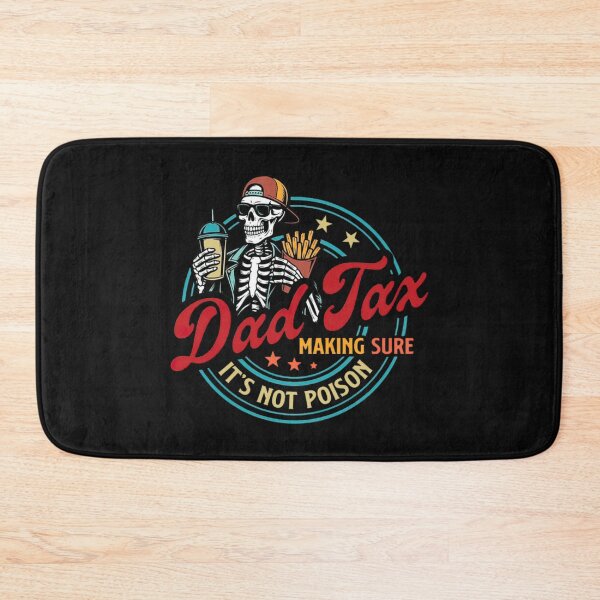 Item preview, Dad Tax Skeleton Snack Check Funny Father Classic T-Shirt designed and sold by RRMadeArt.