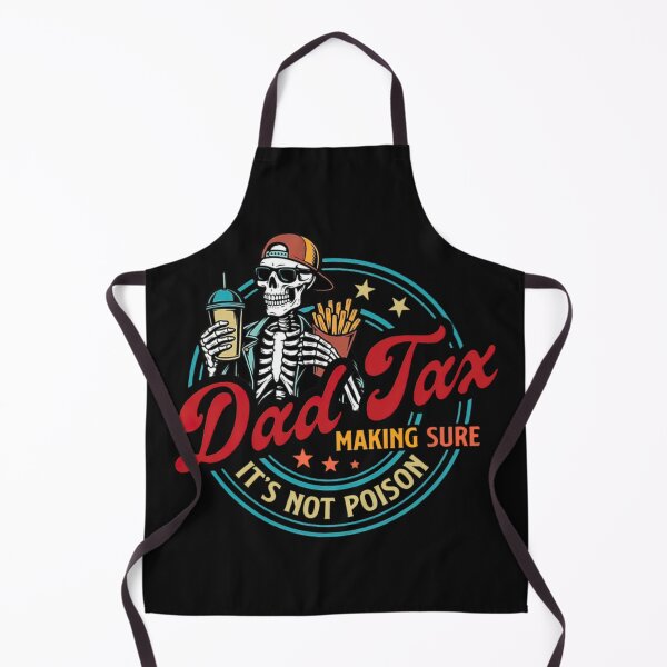 Item preview, Dad Tax Skeleton Snack Check Funny Father Classic T-Shirt designed and sold by RRMadeArt.