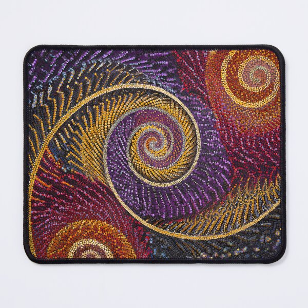 Item preview, Aboriginal Inspired Dot Art - Bird of Paradise Feathers designed and sold by GrinGalore.