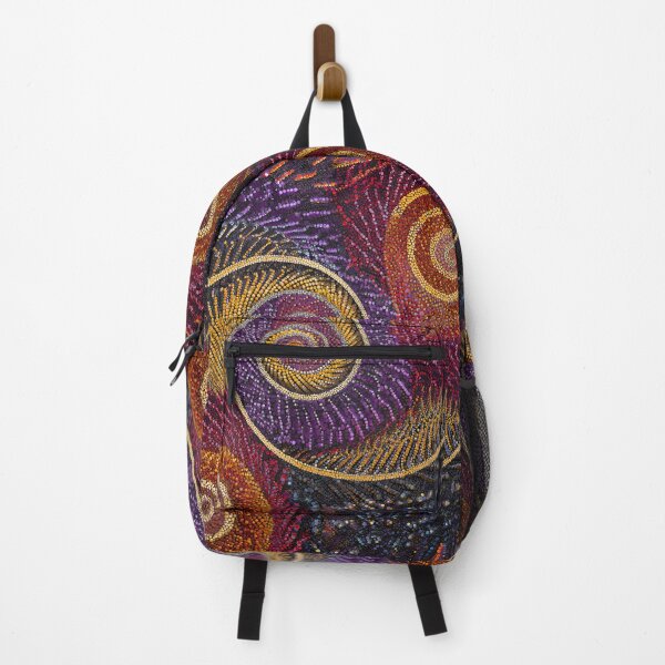 Item preview, Aboriginal Inspired Dot Art - Bird of Paradise Feathers designed and sold by GrinGalore.