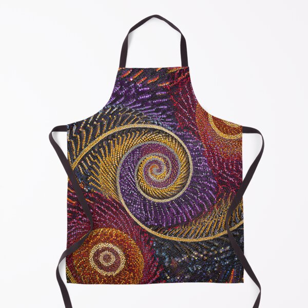 Item preview, Aboriginal Inspired Dot Art - Bird of Paradise Feathers designed and sold by GrinGalore.
