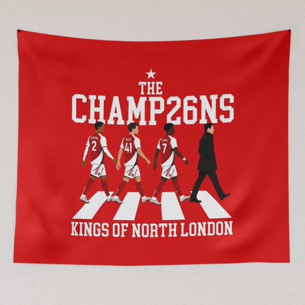 Item preview, Arsenal - Arsenal Final 2026, Budapest Champions League, North London Football, Arsenal Premier League Champions, Gunners, Mikel Arteta, Arsenal Champions League Final 2026 designed and sold by linia-by-cinta.