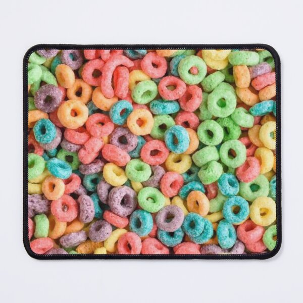 Item preview, Colorful Fruity Cereal Rings - Vibrant Sweet Breakfast Pattern designed and sold by LYAN-STORE.