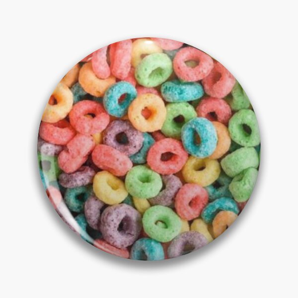 Item preview, Colorful Fruity Cereal Rings - Vibrant Sweet Breakfast Pattern designed and sold by LYAN-STORE.