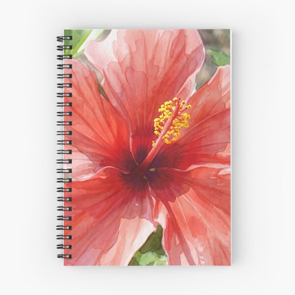 Item preview, Hibiscus Flower in Watercolor Style — Digital Art Transformation from Real Photography designed and sold by M.ALK.Watercolor.
