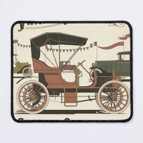 Item preview, un poster vintage di una manifestazione di auto d'epoca designed and sold by blindblues50.