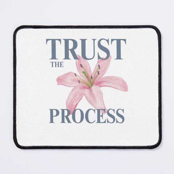 Item preview, Trust The Process Minimal Floral Typography Design designed and sold by The craft.