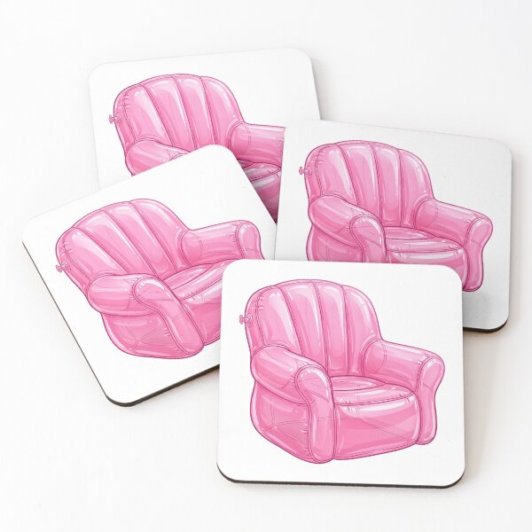 Item preview, 90s Pink Inflatable Chair Retro Bedroom Aesthetic designed and sold by ryanguas.