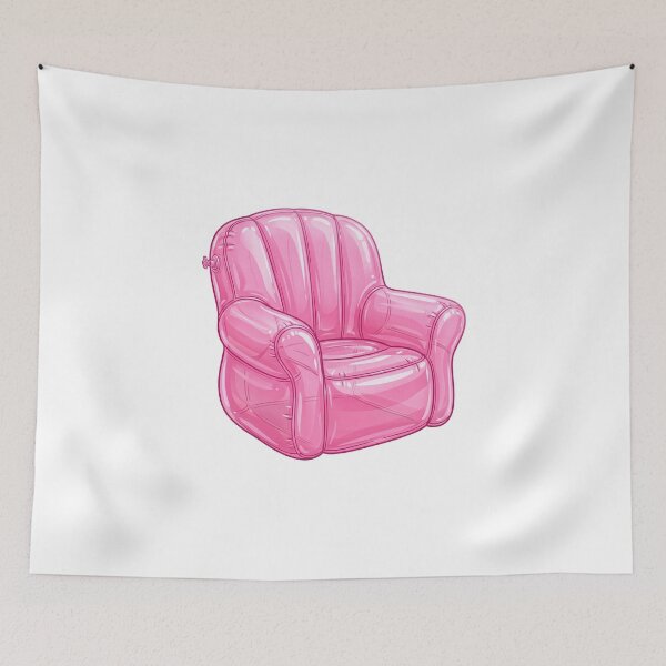 Item preview, 90s Pink Inflatable Chair Retro Bedroom Aesthetic designed and sold by ryanguas.