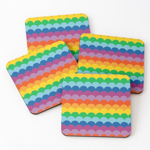 Item preview, Rainbow Scales Pattern designed and sold by NNAANN.