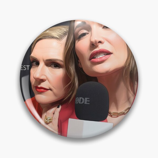 Item preview, Rhea Seehorn and Karolina Wydra Interview Fan Art designed and sold by Stephisy.
