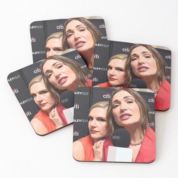 Item preview, Rhea Seehorn and Karolina Wydra Interview Fan Art designed and sold by Stephisy.
