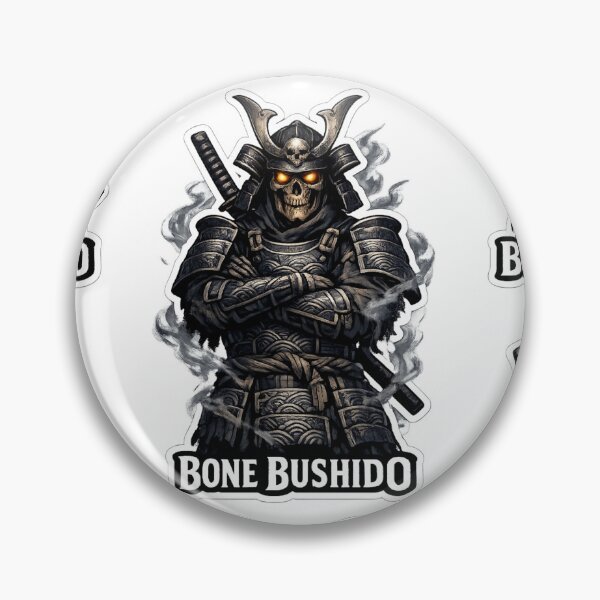 Item preview, Bone Bushido Skeleton Samurai Warrior Gothic Anime T-Shirt Design designed and sold by Ecocrushstudio.